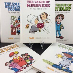 5 Vintage Value Tale Christian Homeschool Books Character Building ValueTale